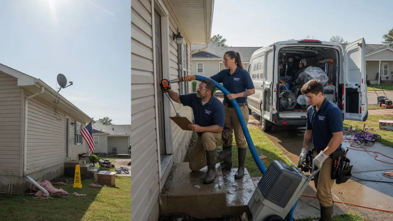 Ceiling Water Damage Restoration in Spangler, PA near me